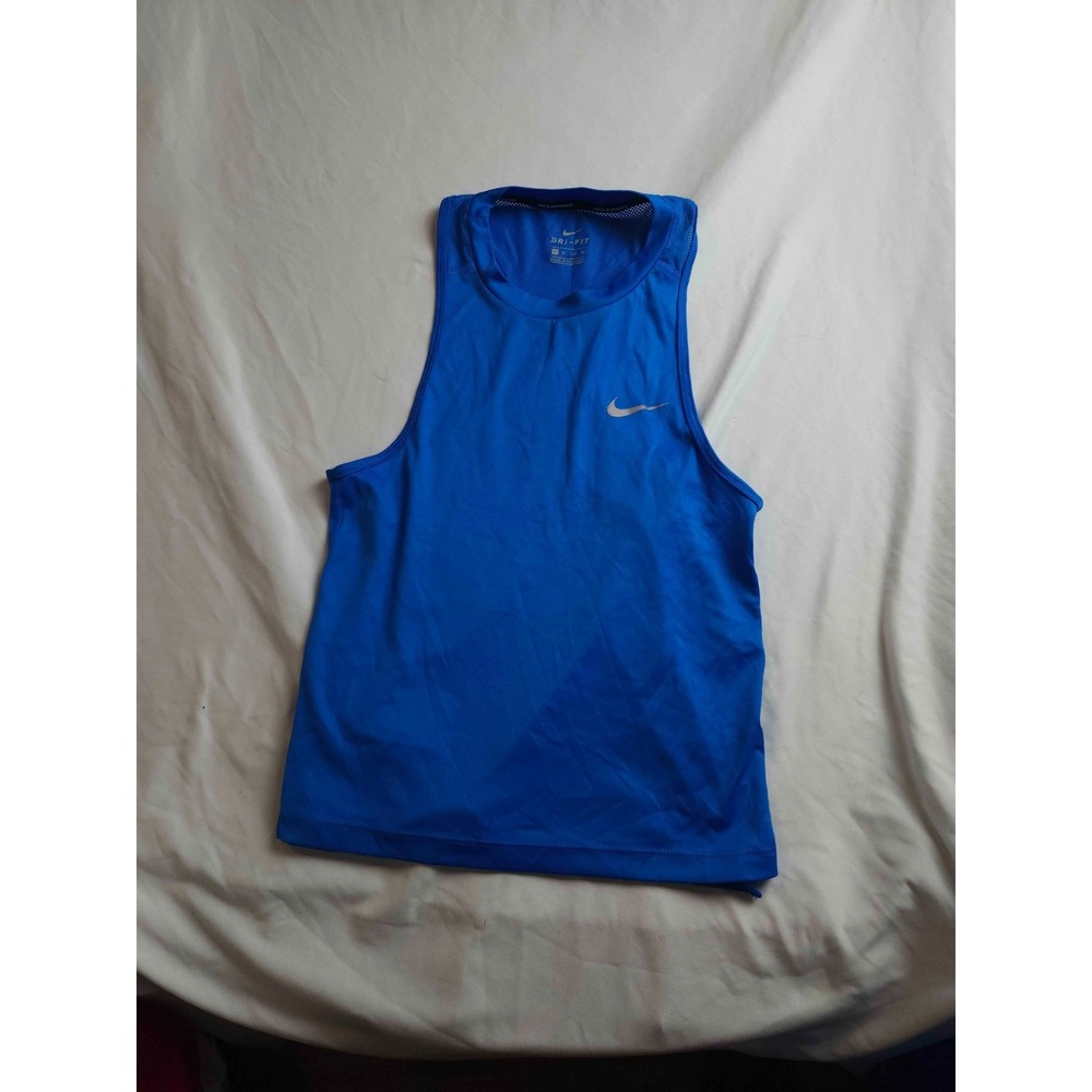 Nike Tank Top Womens Size XS Blue Dri Fit Racerback Training Running Outdoor